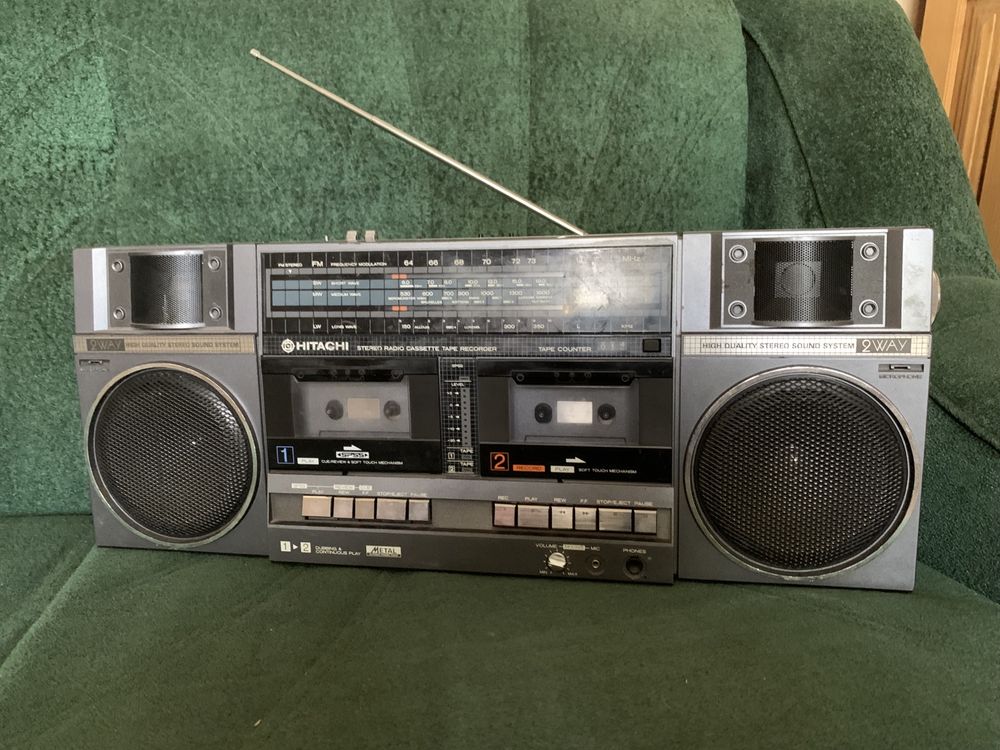 Hitachi trk-w55k магнитола магнитофон