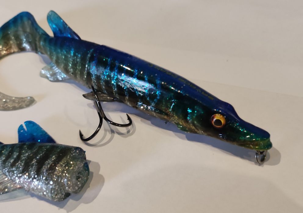 Przynęta SAVAGE GEAR 3D Hybrid Pike 17cm 47g SS - Blue Silver UV