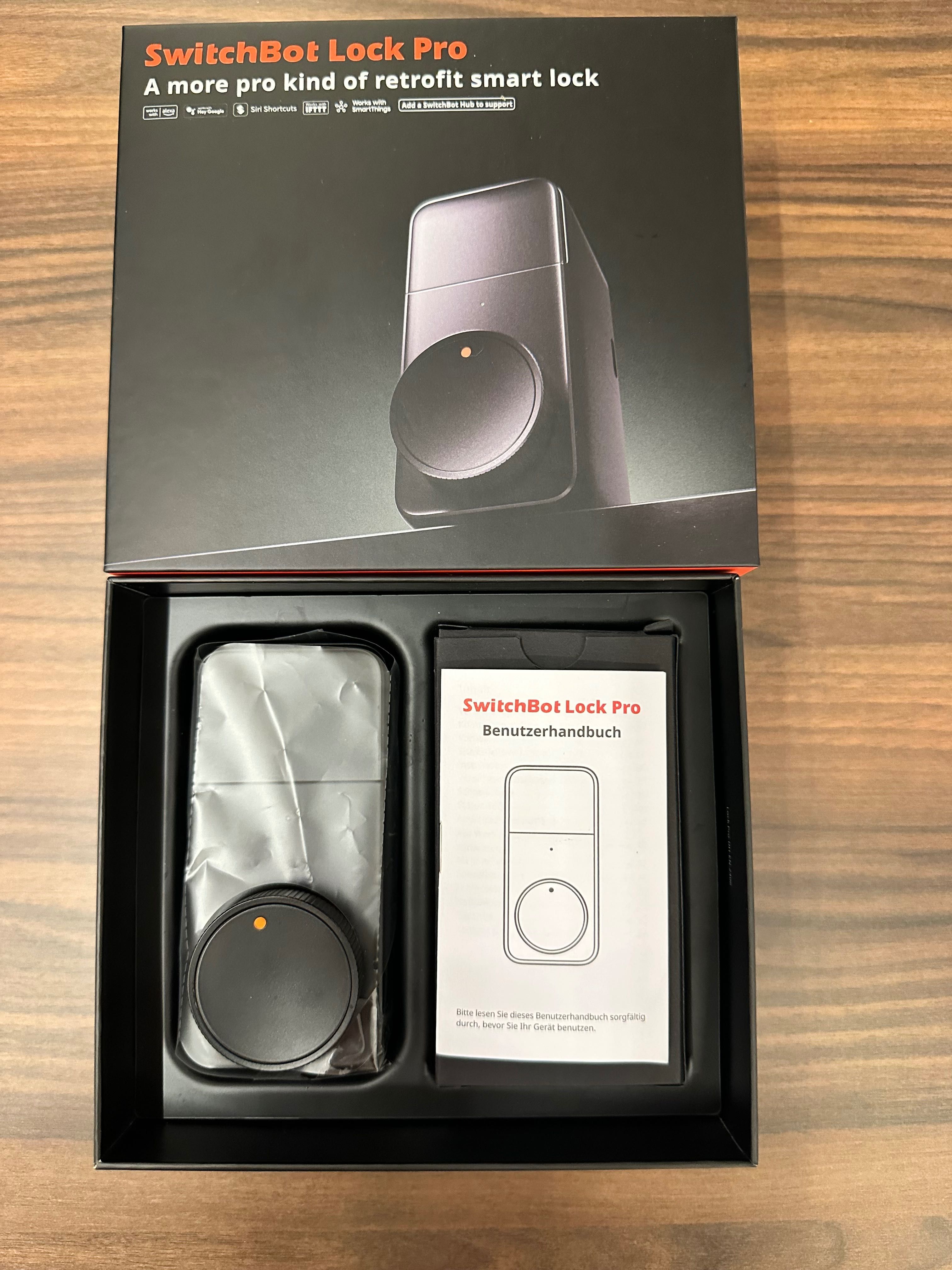 Zamek do drzwi SMART Switchbot Lock Pro czarny