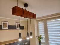 Lampa wisząca z drzewa, belka .