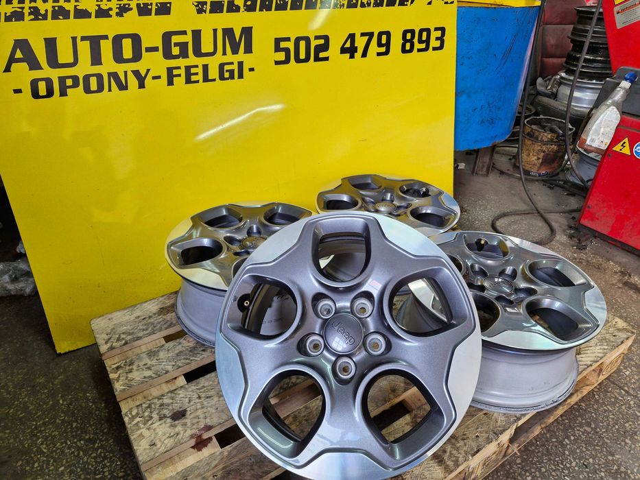 Alufelgi 5x110 16 Jeep Compass Renegade OE 6.5"x16" ET40 TPMS Opel