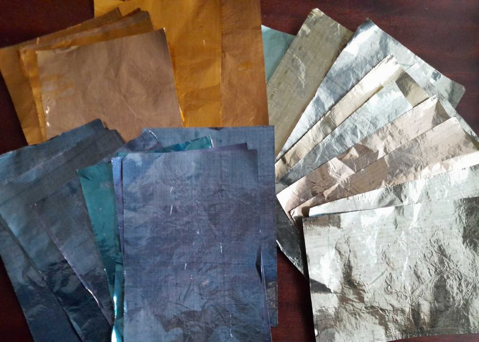 Фольга для школярів, бархатний / оксамитовий/ кольоровий папір.