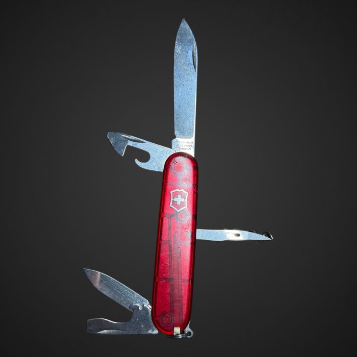 Scyzoryk Victorinox Spartan - Transparent Red B51/1112