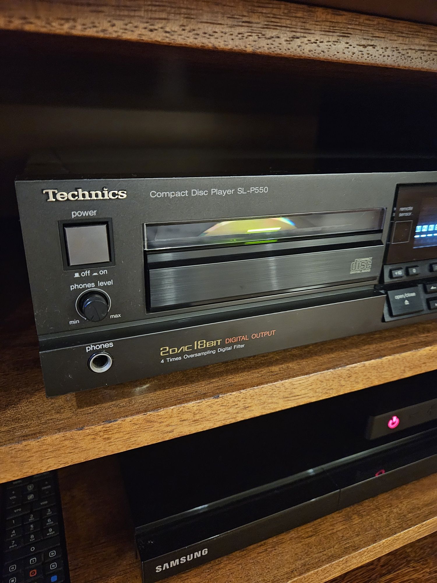 Technics sl-p550 pilot pudełko Odtwarzacz CD