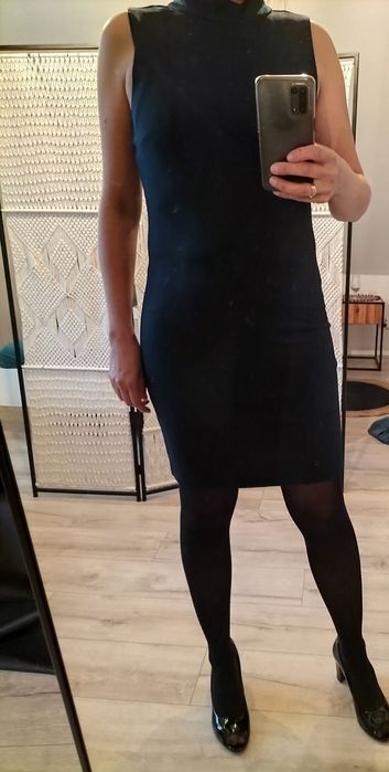 Vero Moda granatowa sukienka S/M