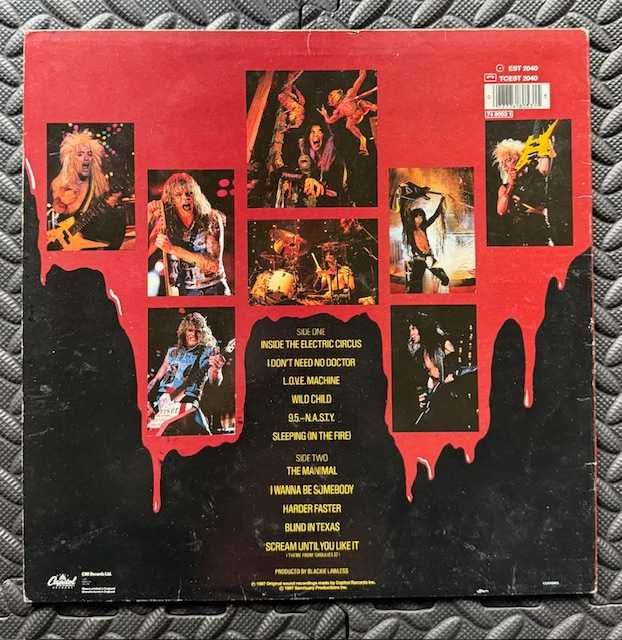 W.A.S.P. ‎– Live... In The Raw