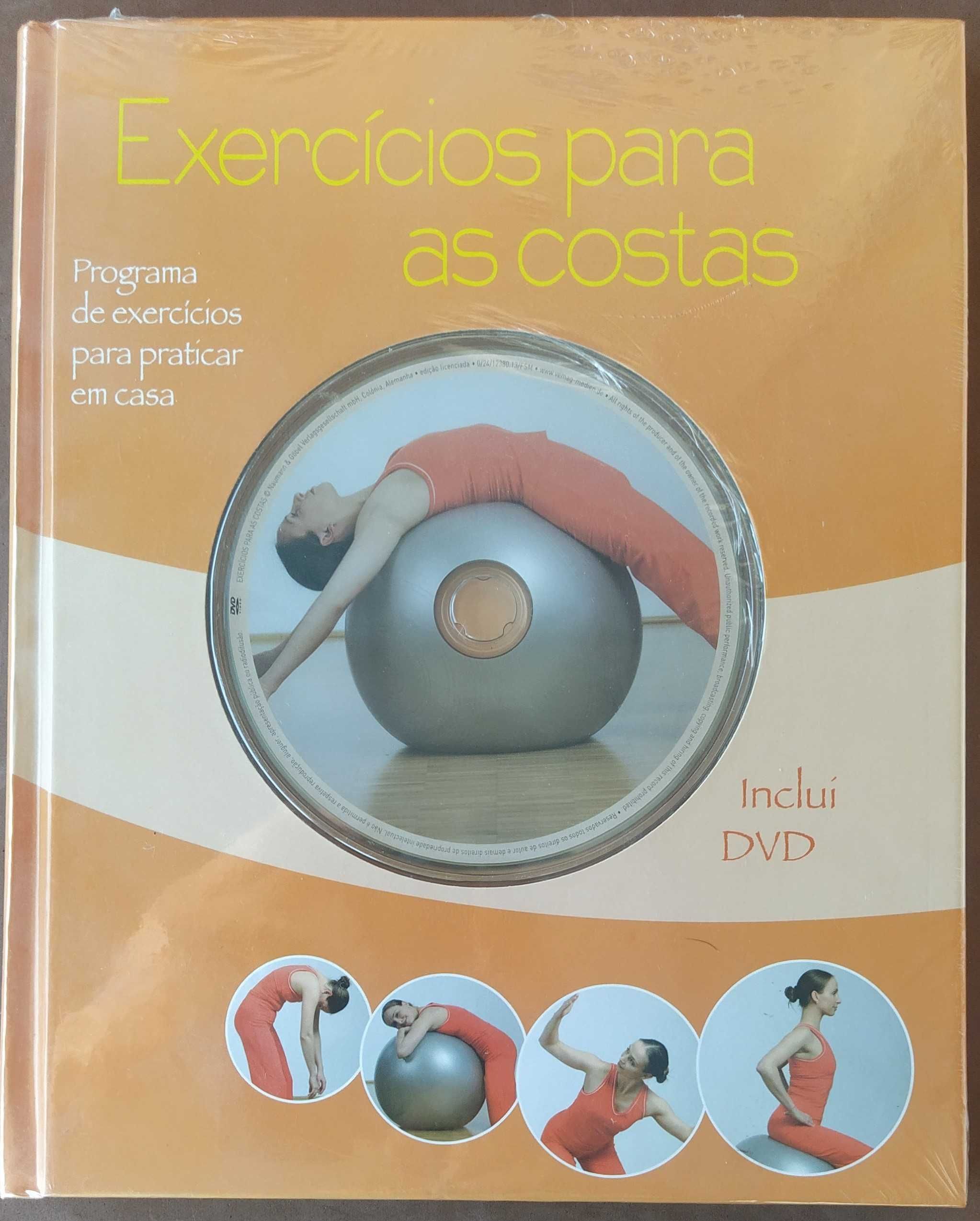 Exercícios para as costas- Inclui DVD (por abrir - selado)