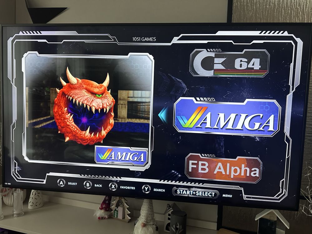 Retro konsola. 55tys gier, 256 GB, PSX,PSP,Amiga,Atari,C64 bezprzewodo