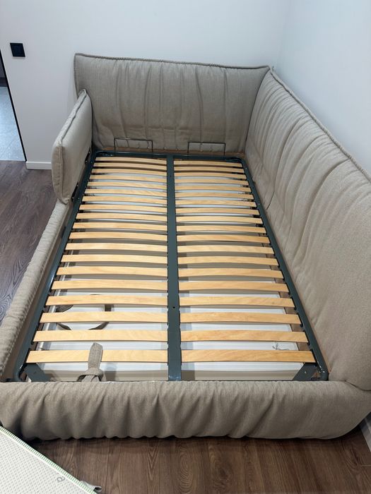 Ліжко Woodsoft з підйомним механізмом і матрацом