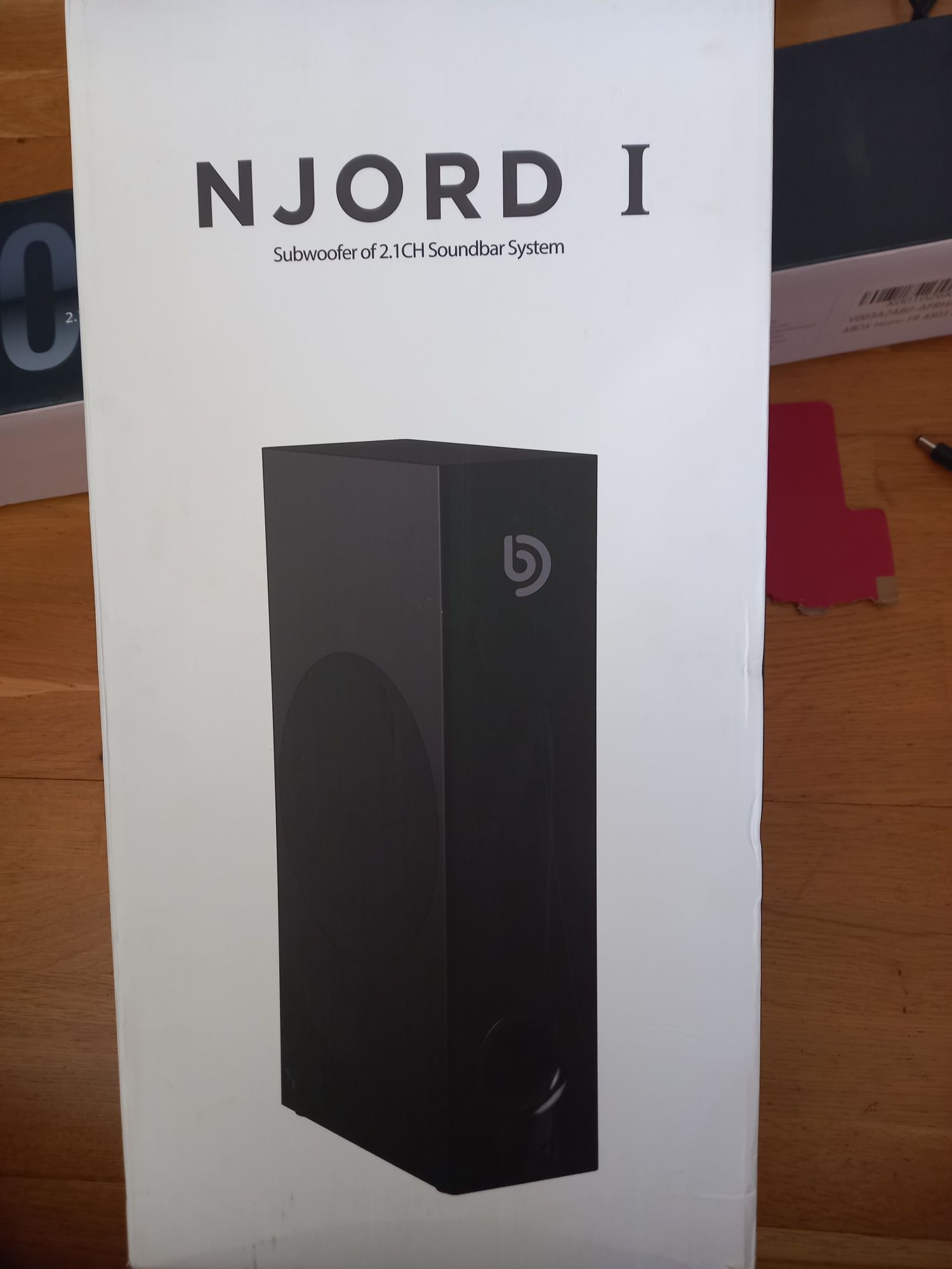 subwoofer of 2.1 CH soundbar system NJORD I, nowy