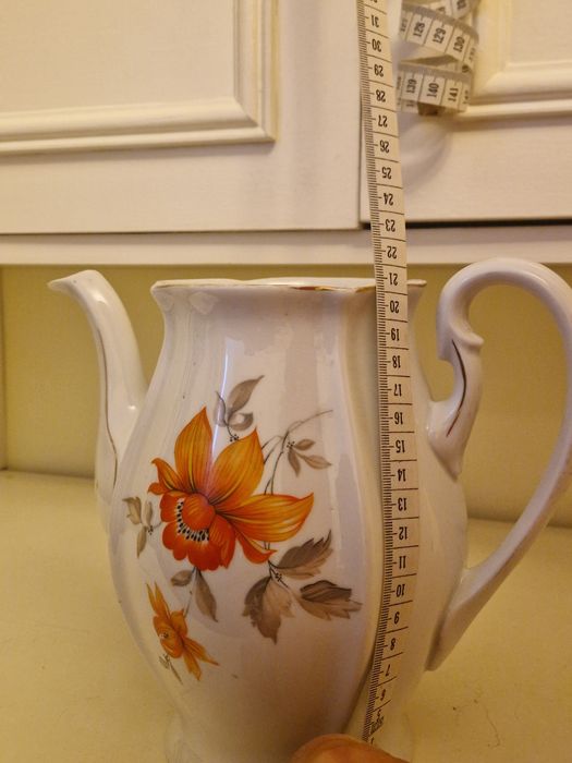 Porcelanowy dzbanek i mlecznik fabryka Ćmielów