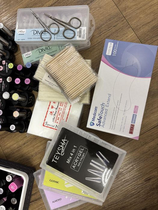 Набір для манікюру 135 шт, Гель лак для манікюра,нарощування нігтів