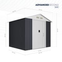 Abrigo de jardim metálico 4.1M ADVANCED SECOND