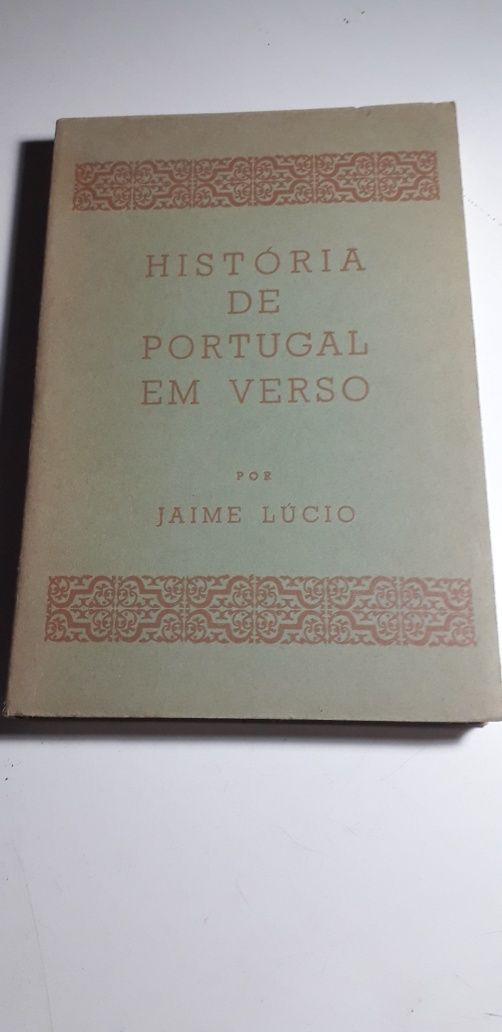 História de Portugal em Verso - Jaime Lúcio (Edição Especial, 1965)