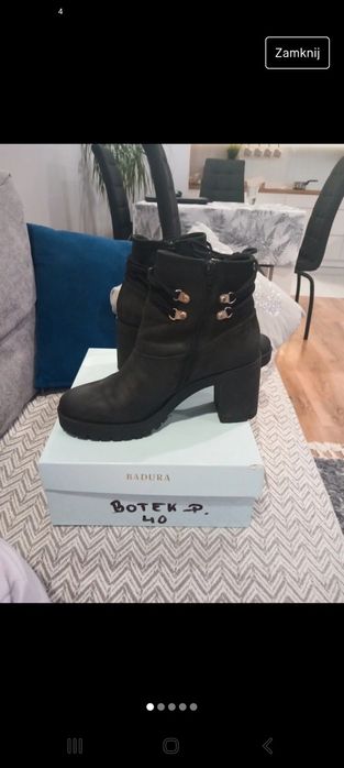 Botki Badura rozmiar 40