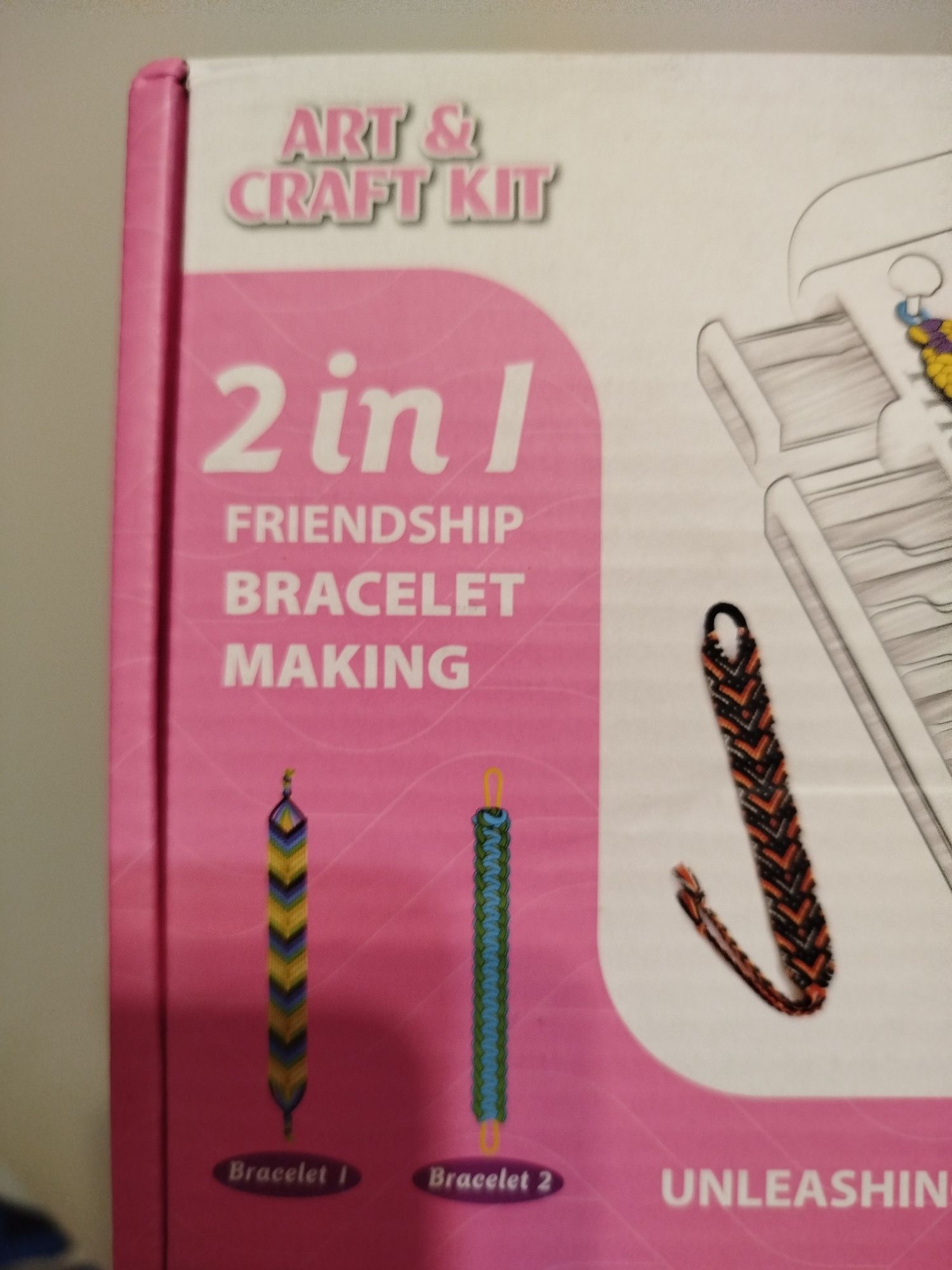 Kit de criação de pulseiras da amizade