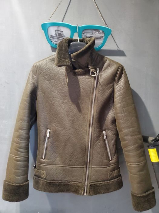 Дубленка  авиатор женская