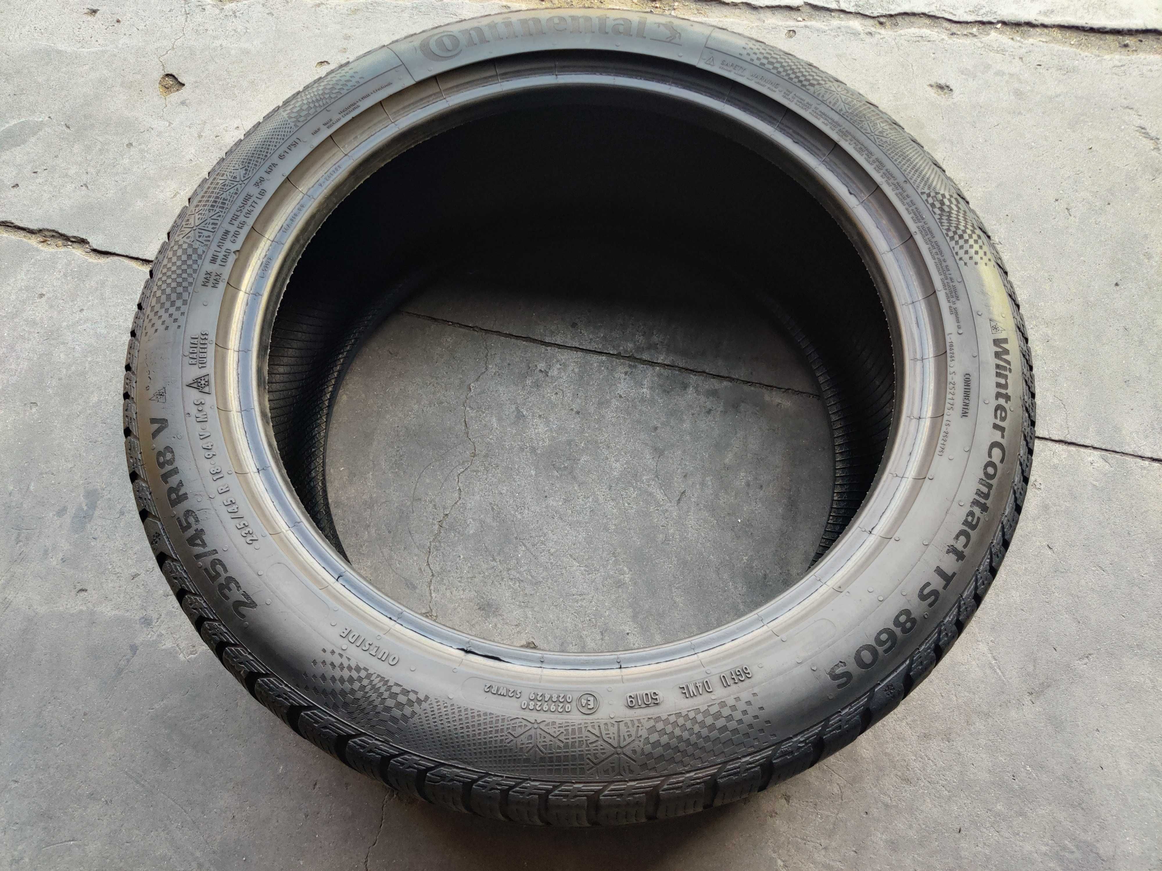 R18 235 45 шина 1шт літо всесезон Continental TS860S