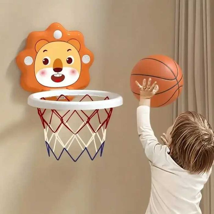 Дитячий підвісний міні-баскетбольний набір 24×12 см