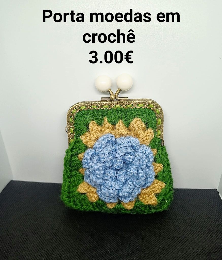 Porta moedas em crochê