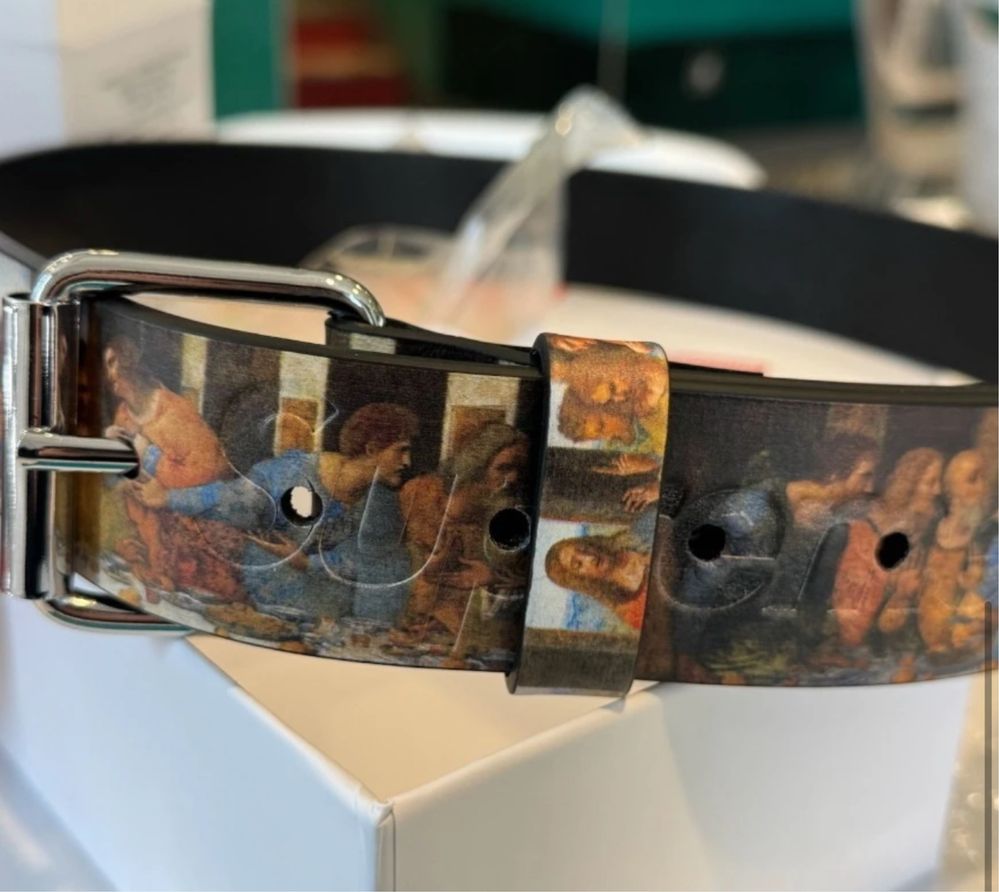 Supreme Last Supper Leather Belt