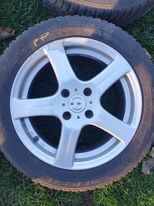 Koła zimowe 6mm 4x108 195/55/16 Peugeot 208 Citroen c3 zimówki alufelg