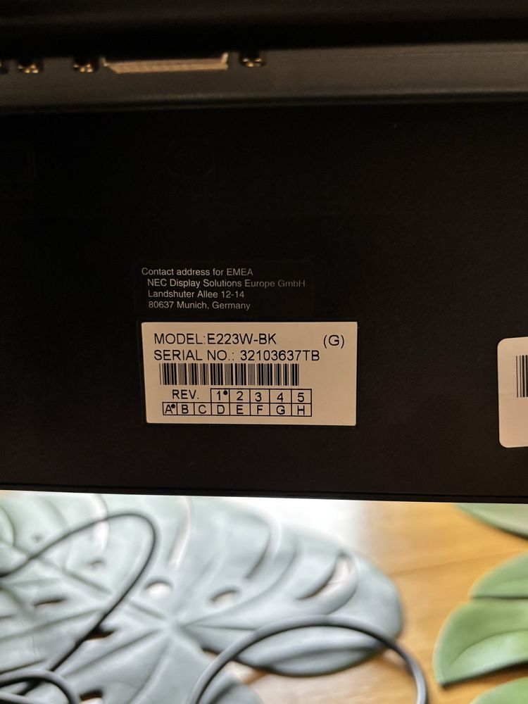 Monitor 22" NEC L221V3