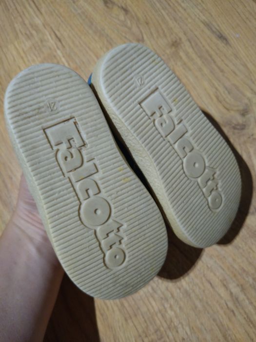 Buty buciki dla chłopca 21 skórzane