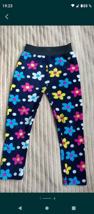 Лосини велюр на хутрі