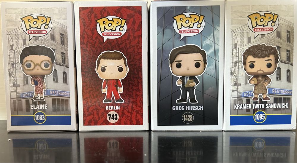 Funko Pop - Lot - Seinfeld, Casa de papel, Succession