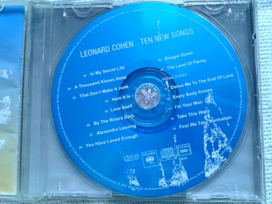 Leonard Cohen - Ten New Songs CD