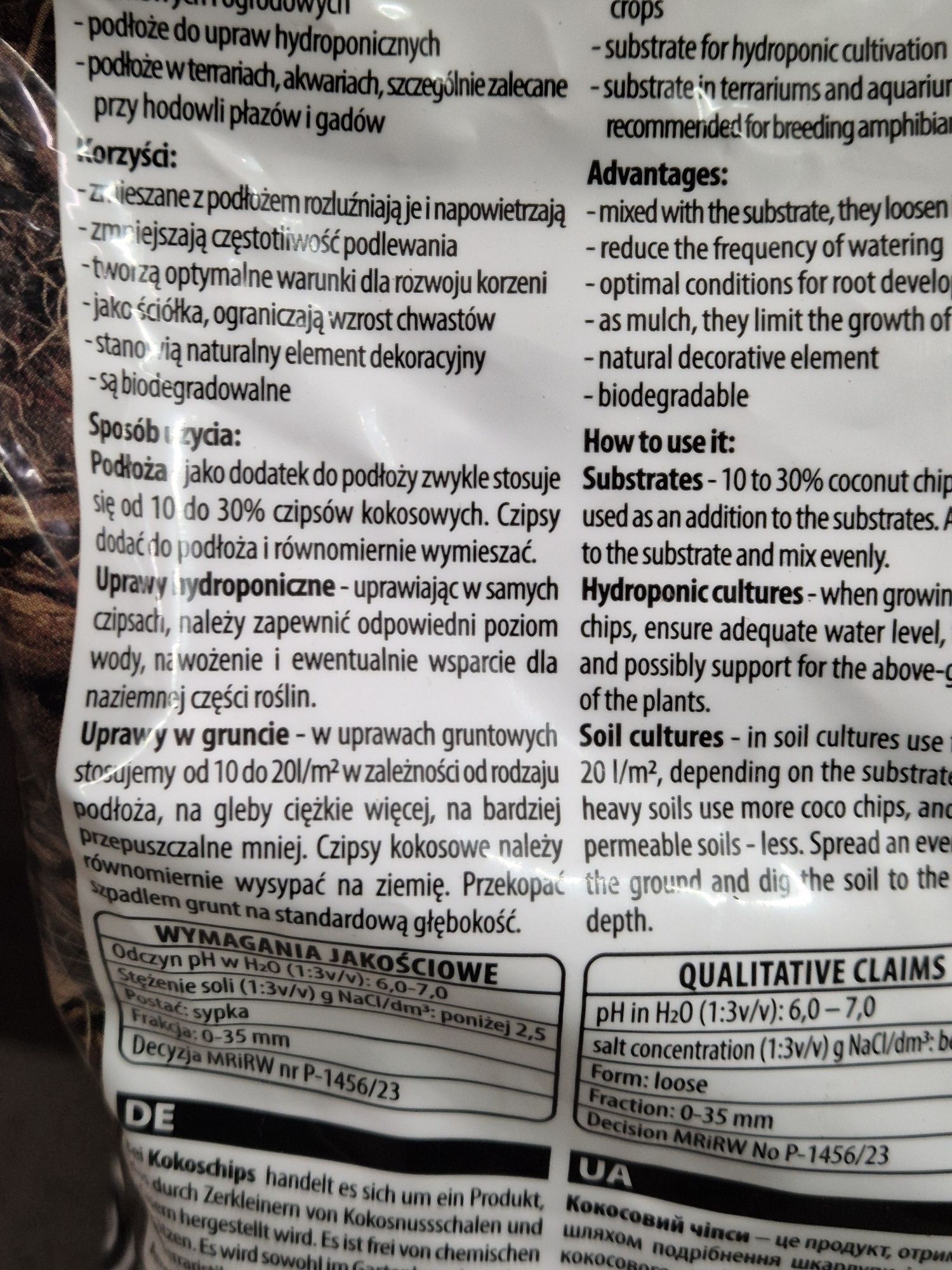 Chipsy kokosowe Coco Chips 5L zrębki Biovita