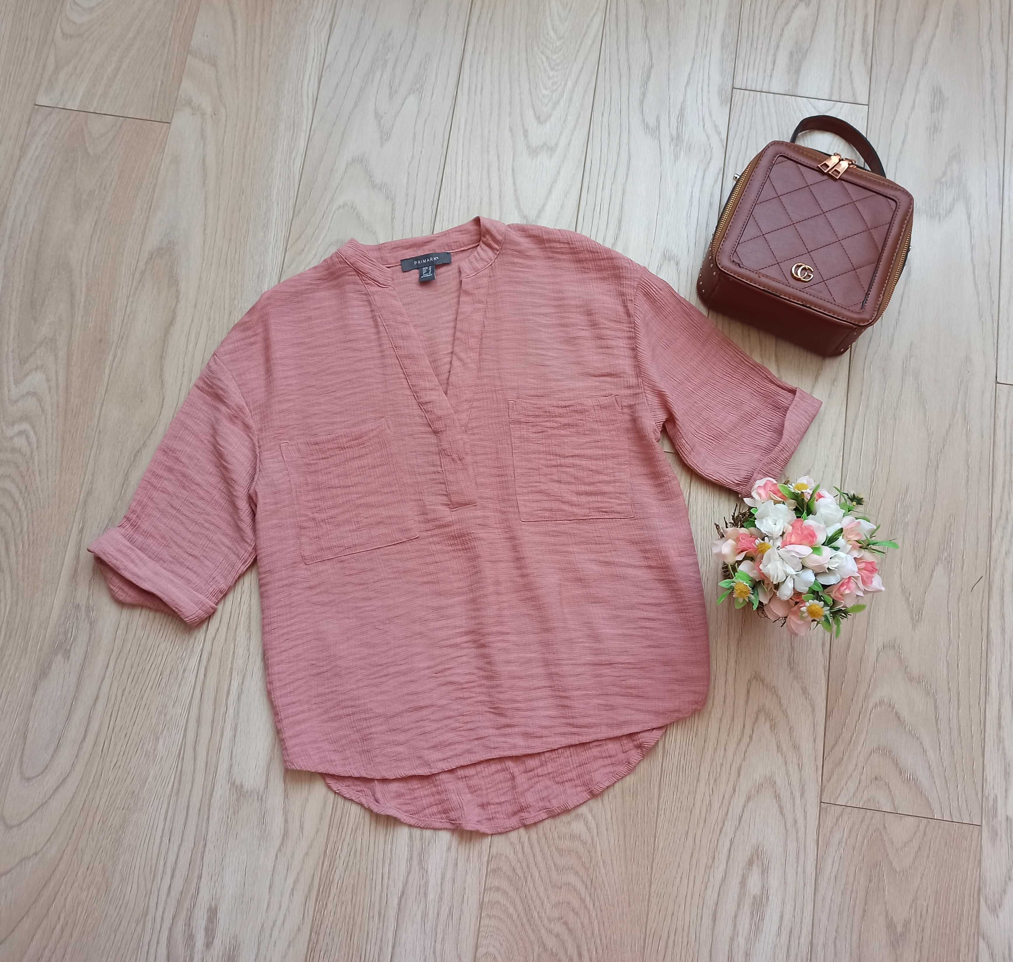 Летняя розовая блуза, М