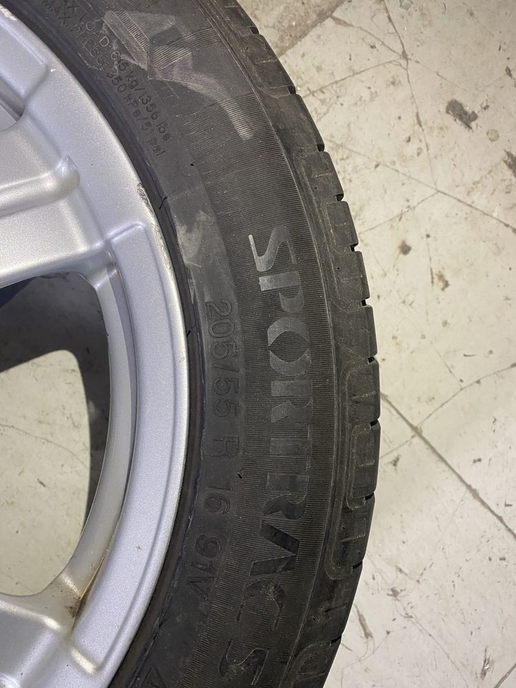 Диски з шинами 205 55 16 alutec- vredestein sportrac 5