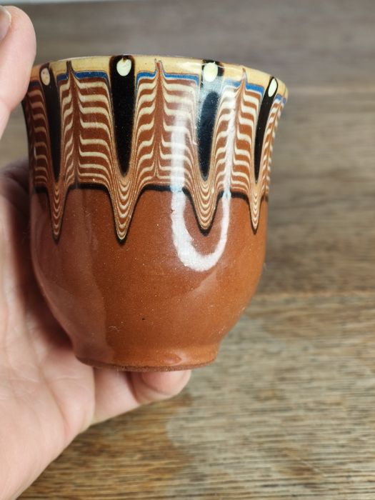 Stare kubki bułgarska ceramika PRL ¹⁹⁶