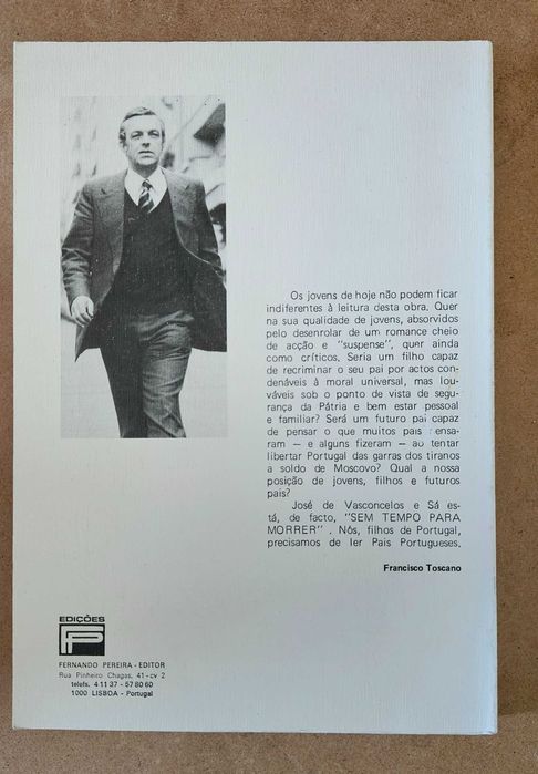 Sem Tempo Para Morrer de José de Vasconcellos e Sá