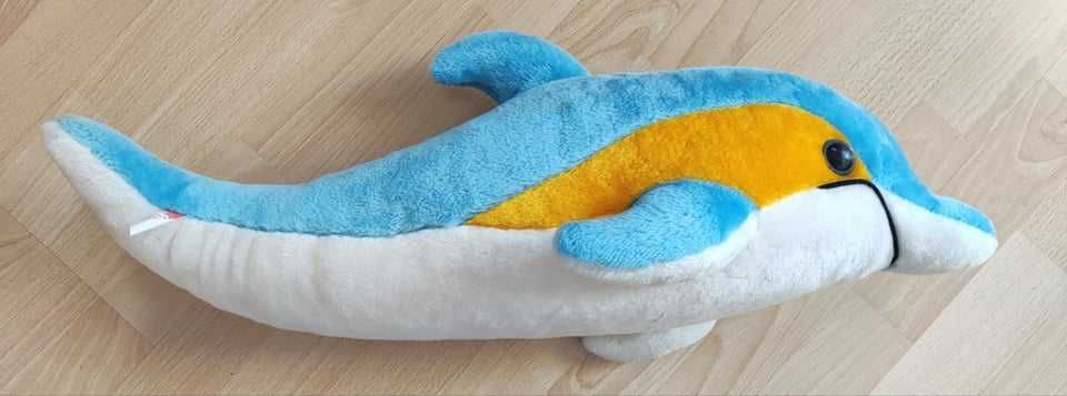 Duży 63 cm pluszak delfin - zabawka przytulanka