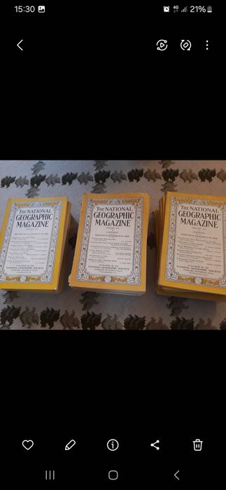 National Geographic 1933, 1934 e 1935