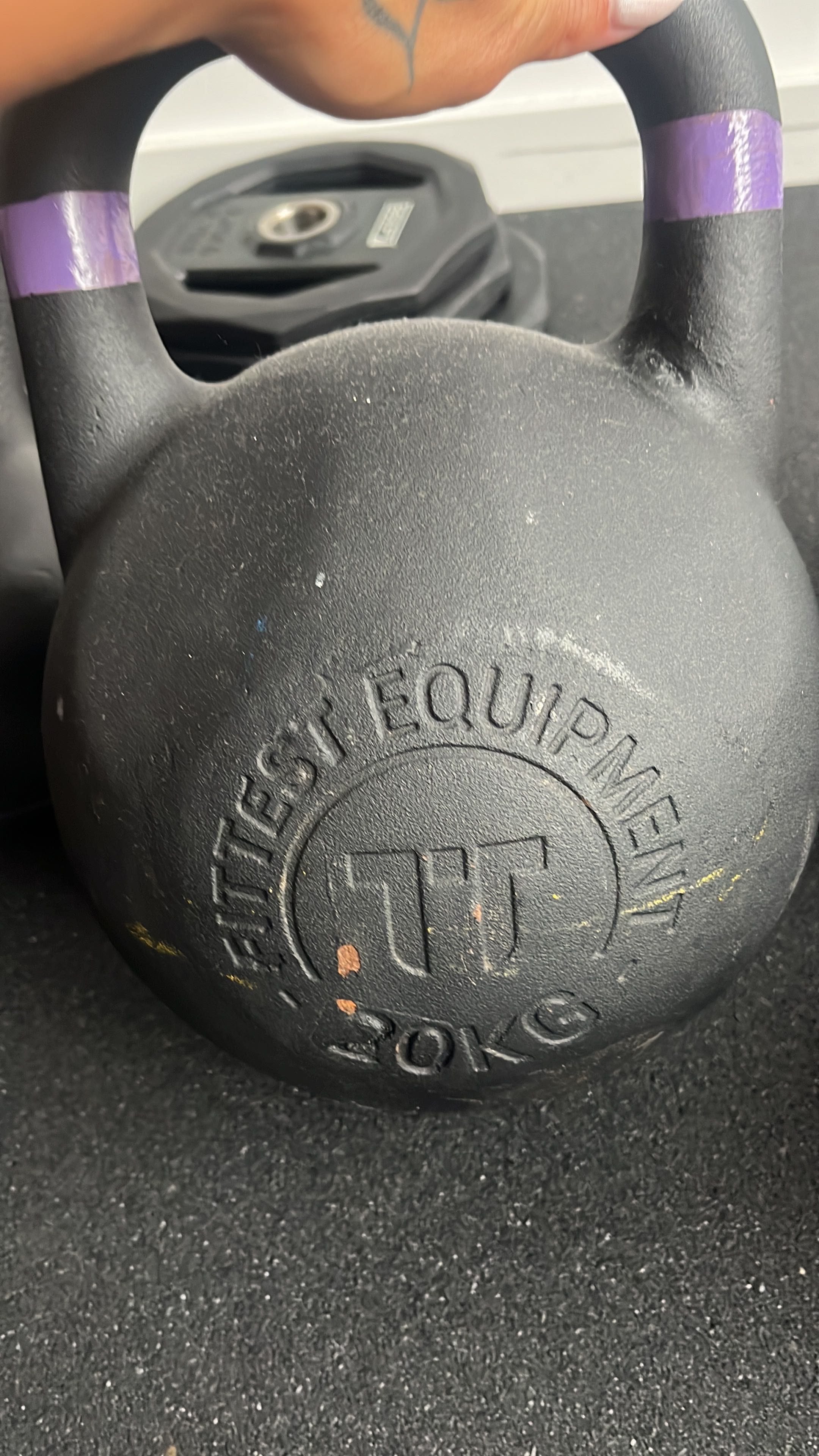 Kettlebell 20kg marca fittest