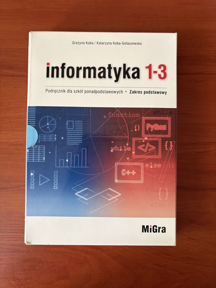 podręczniki do informatyki 1-3 zakres podsatwowy