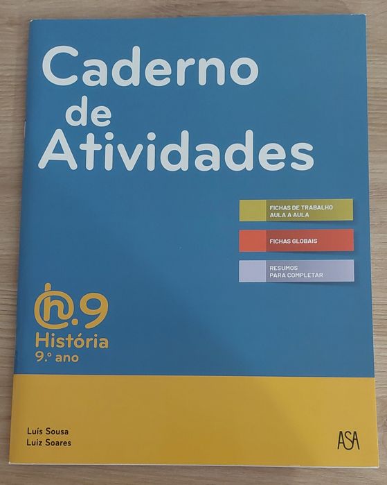 Caderno de Atividades - História - 9°Ano