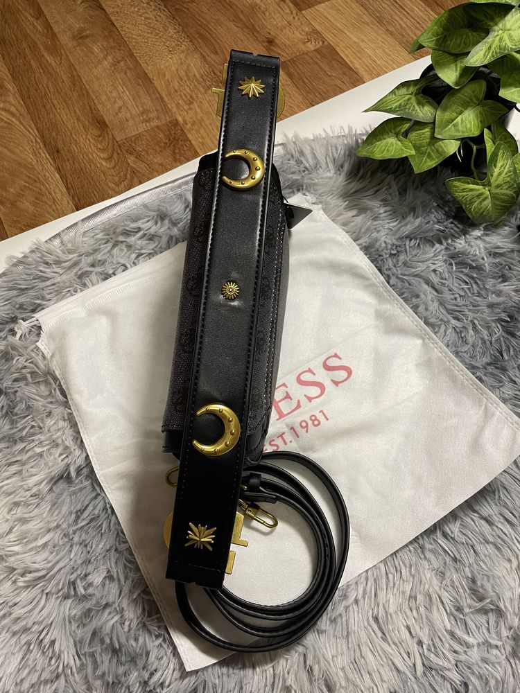 Жіночка сумка Guess сідло, сумка гес жіноча, сумка guess