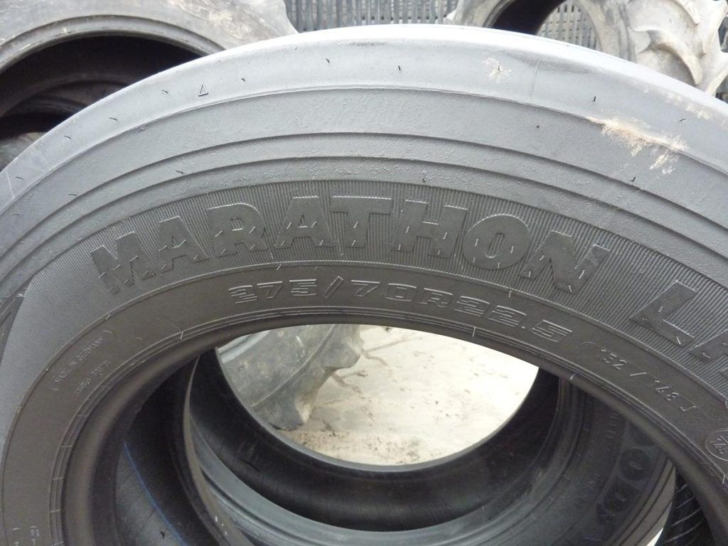 2x Opona używana ciężarowa 275/70R22.5 GOODYEAR LHT 440zł(szt.) C2061
