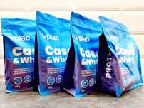 VpLab, Casein & Whey (500г), сывороточный белок + казеин