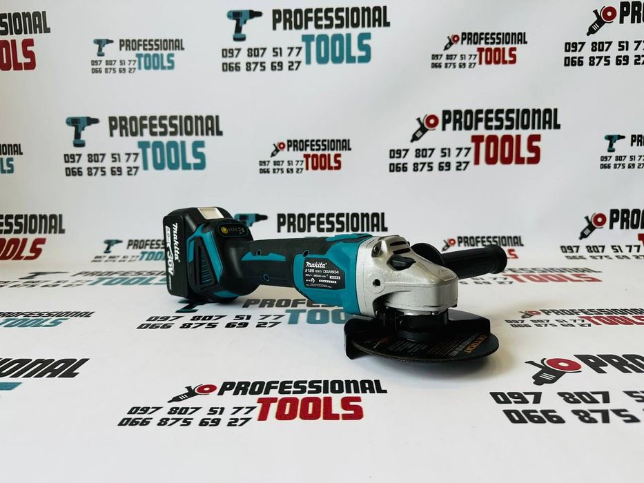 Акамуляторна Болгарка Makita DGA 554 36V5Ah Безщіткова УШМ 8500об/хв