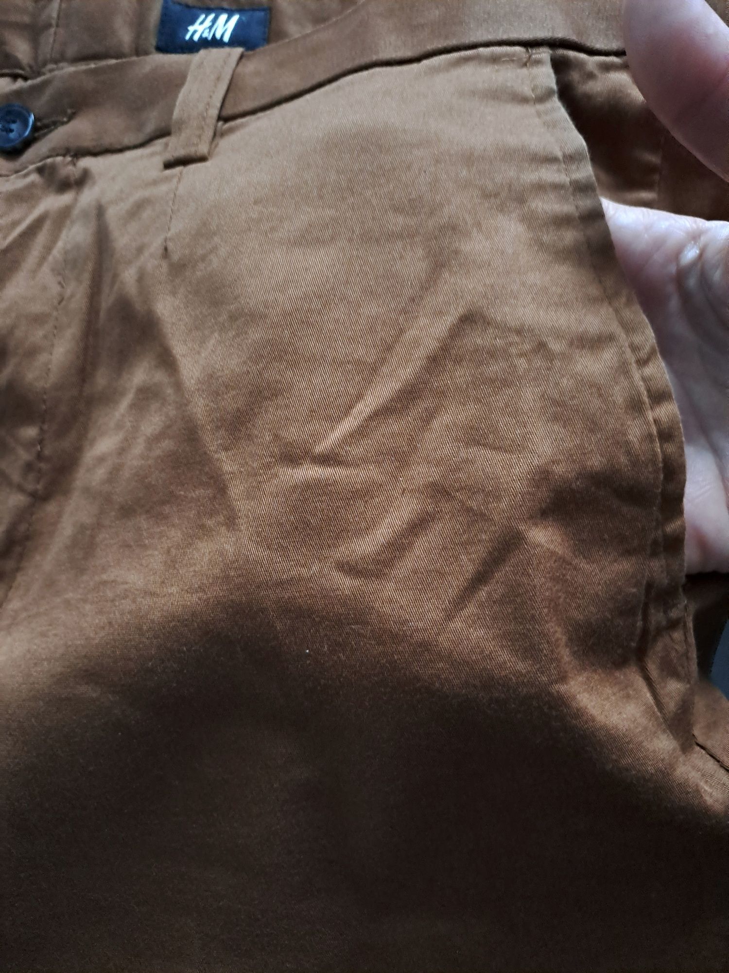 Spodnie męskie HM,50,M/L,brąz camel