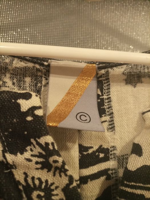 Платье из плотного льна.