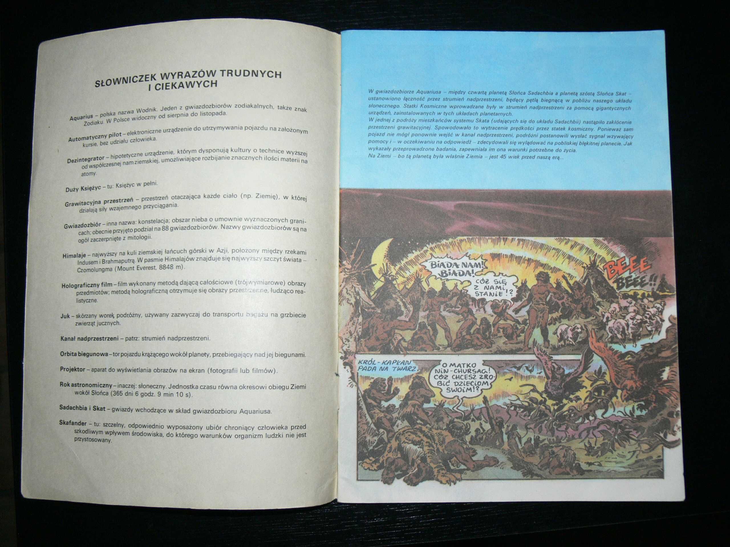 Komiks Bogowie z Gwiazdozbioru Aquariusa część 1 wydanie 1