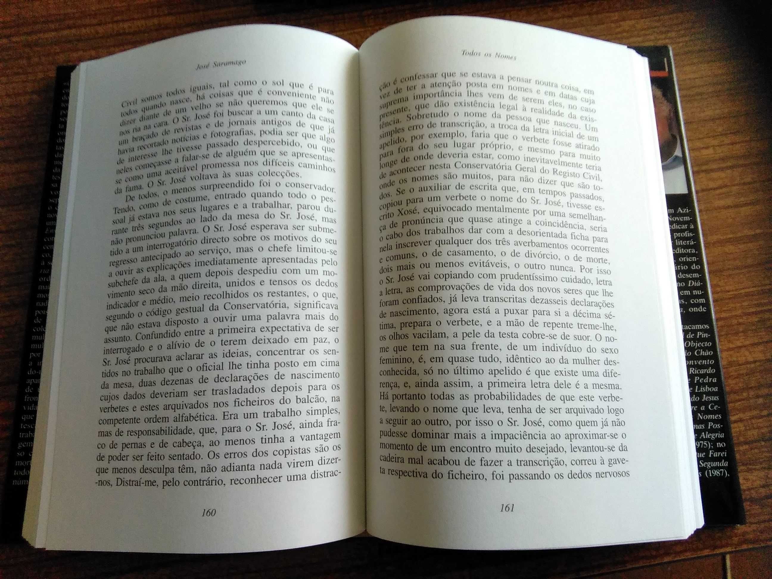 "Todos os nomes" de José Saramago