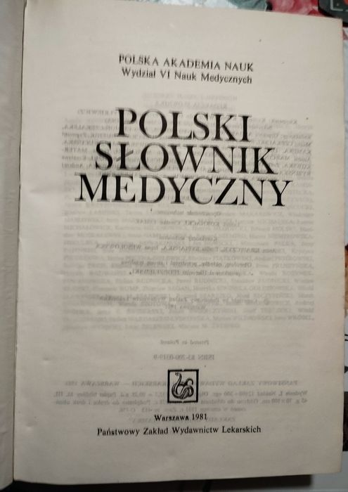 Polski słownik medyczny polsko-polski